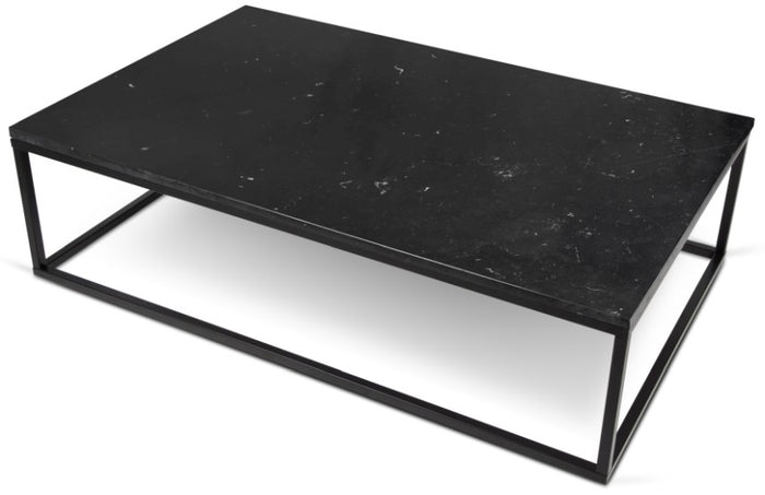 TemaHome Prairie Salontafel - L120xB75xH35 Cm - Zwart Marmer - Zwart