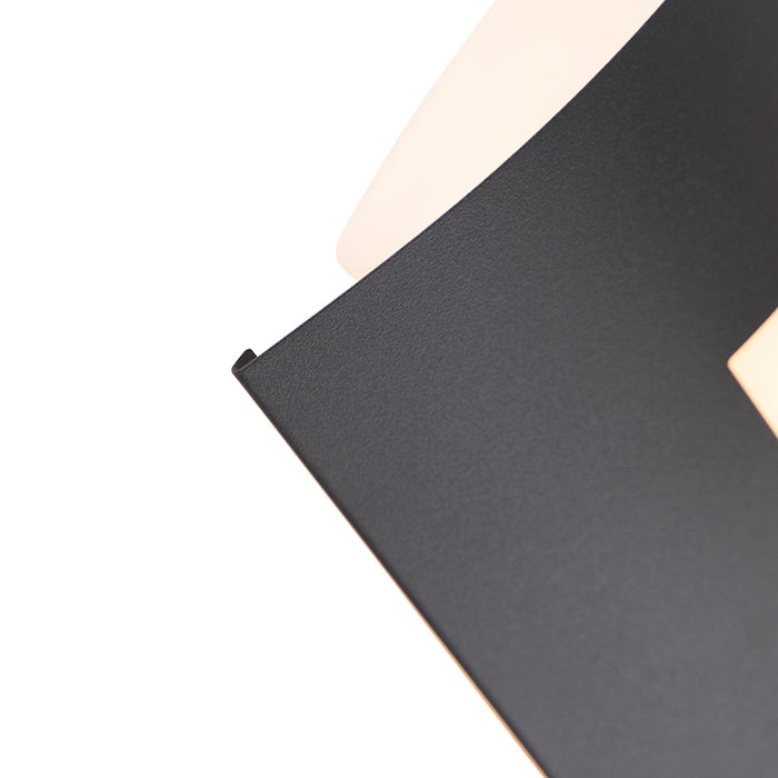 QAZQA Buiten wandlamp antraciet IP44 schemersensor - Emmerald