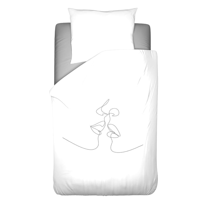 Y-NOT Kissing Art Dekbedovertrek 200 x 240 cm