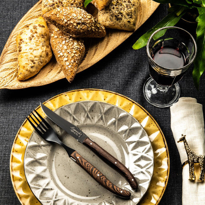 Laguiole Style de Vie Luxury Line Steakmessenset 6 st.