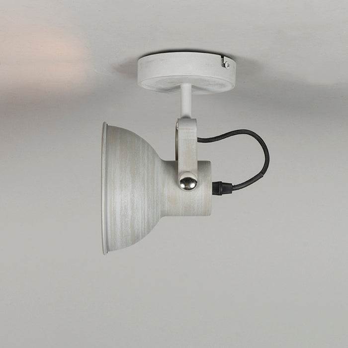 QAZQA Wandlamp Guida - Grijs - Landelijk - H 245mm