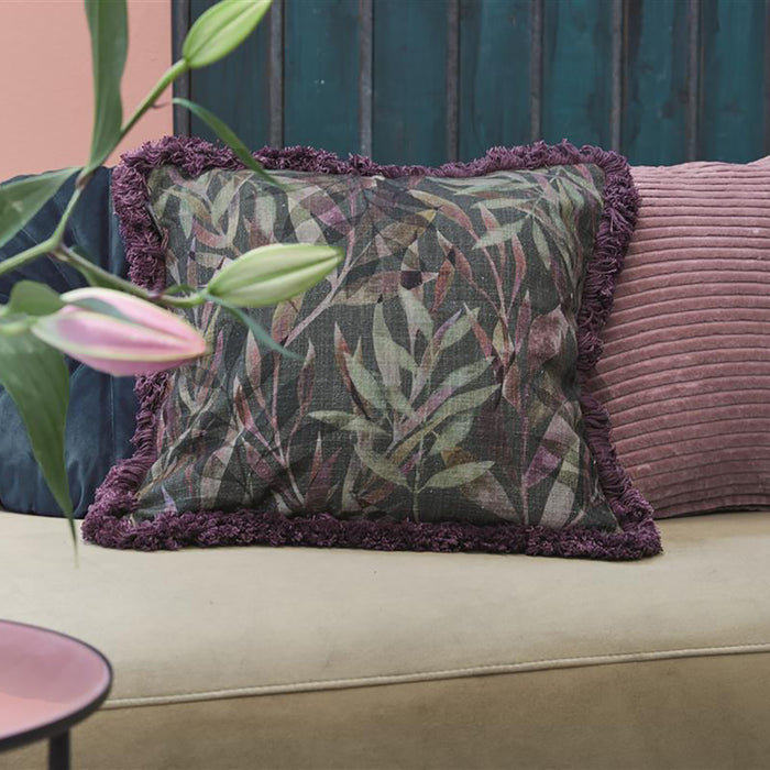 KAAT Amsterdam Ribbed Sierkussen 43 x 43 cm - Roze