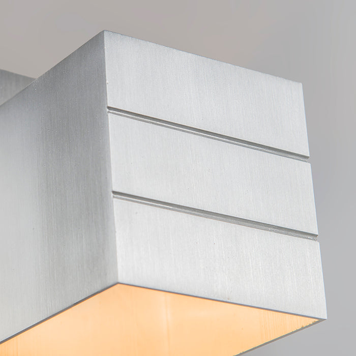 QAZQA Wandlamp ypsilon - Aluminium - Design - L 150mm