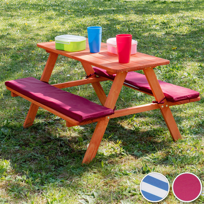tectake Kinderpicknicktafel met kussens