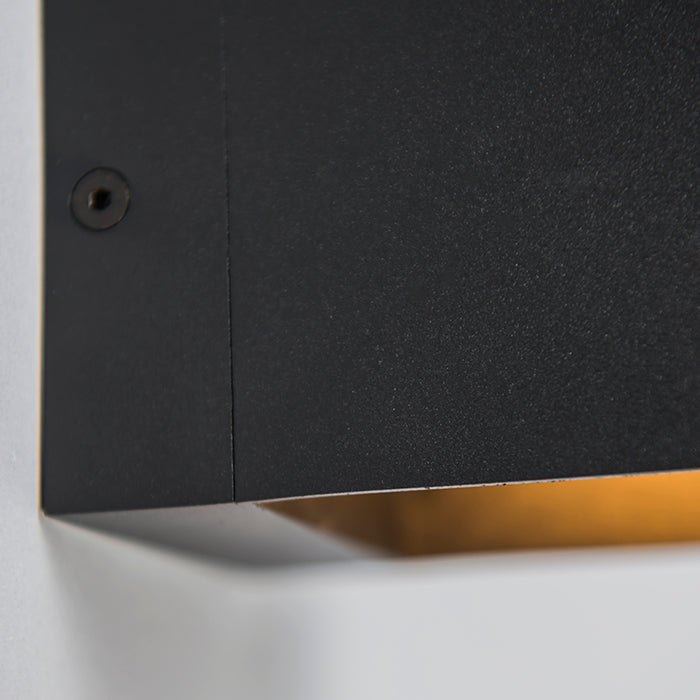 QAZQA Set van 4 moderne wandlampen zwart - Transfer