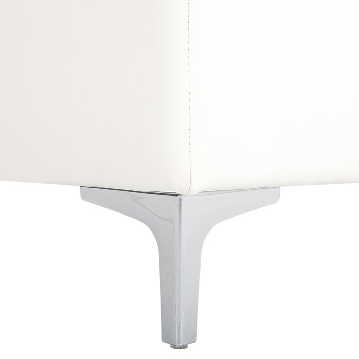 Beliani-ABERDEEN-Hoekslaapbank-Wit-Linkerzijde-267 cm-Kunstleer