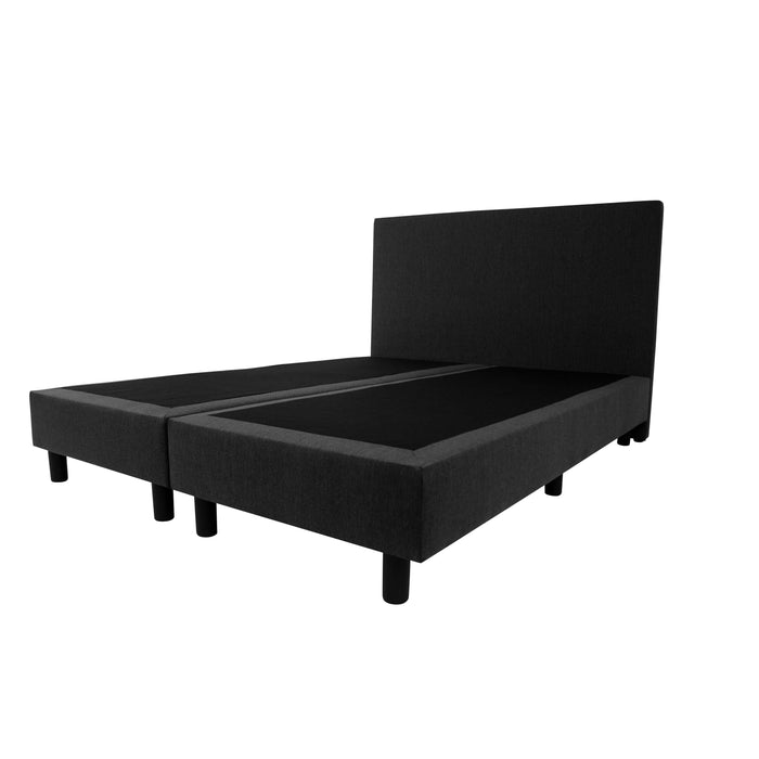 Bedworld Boxspring 160 x 210 cm - Tweepersoons - Antraciet