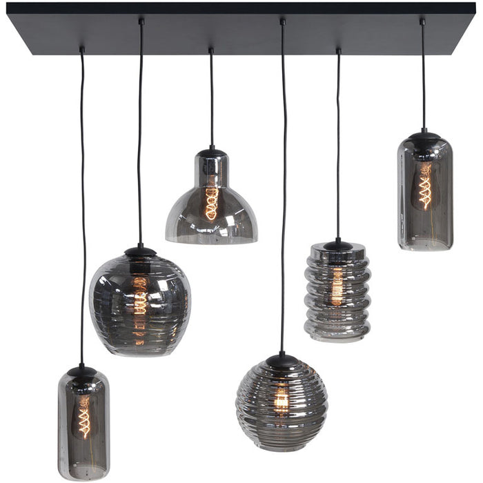 Highlight Hanglamp Fantasy Smoke 6 Lichts