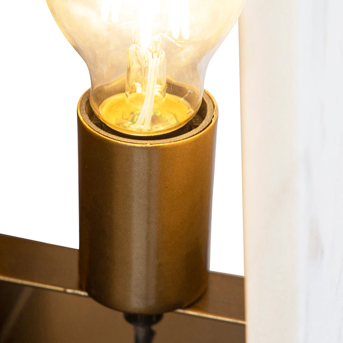 QAZQA Wandlamp ouse - Wit - Klassiek | Antiek - L 160mm