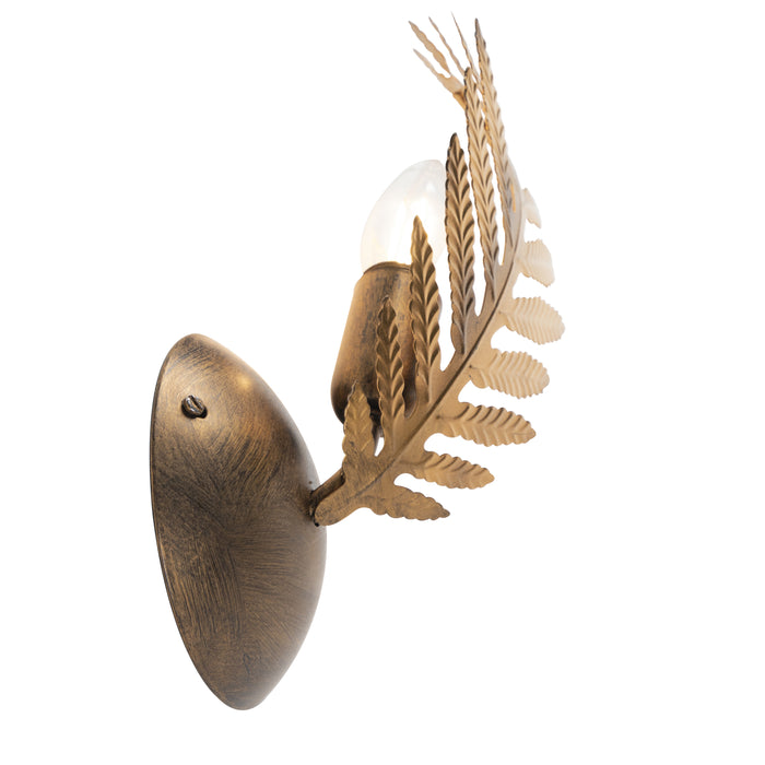 QAZQA Vintage wandlamp goud 33 cm - Botanica