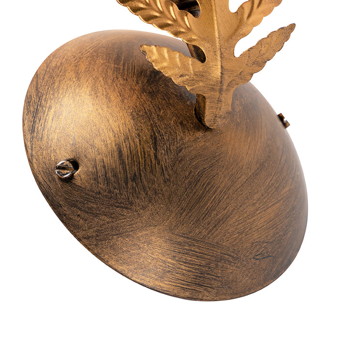 QAZQA Vintage wandlamp goud 33 cm - Botanica