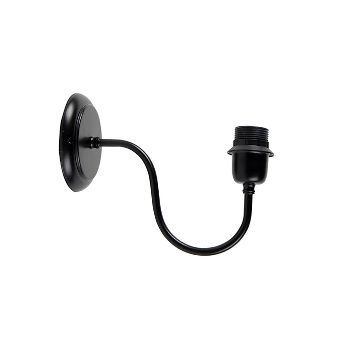 QAZQA Wandlamp Combi Classic zwart