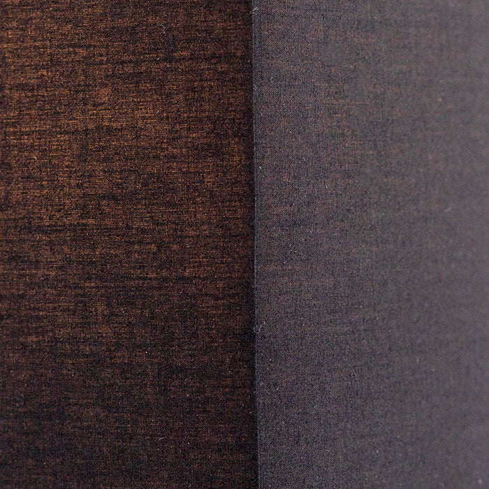 QAZQA Moderne wandlamp zwart en goud met stoffen kap - Vete