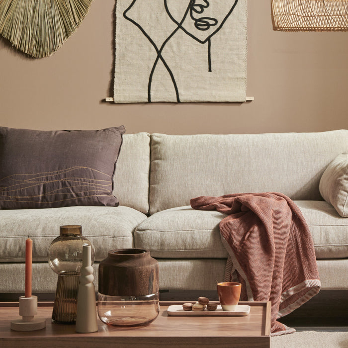 vtwonen Warm Brown Linnen Sierkussen