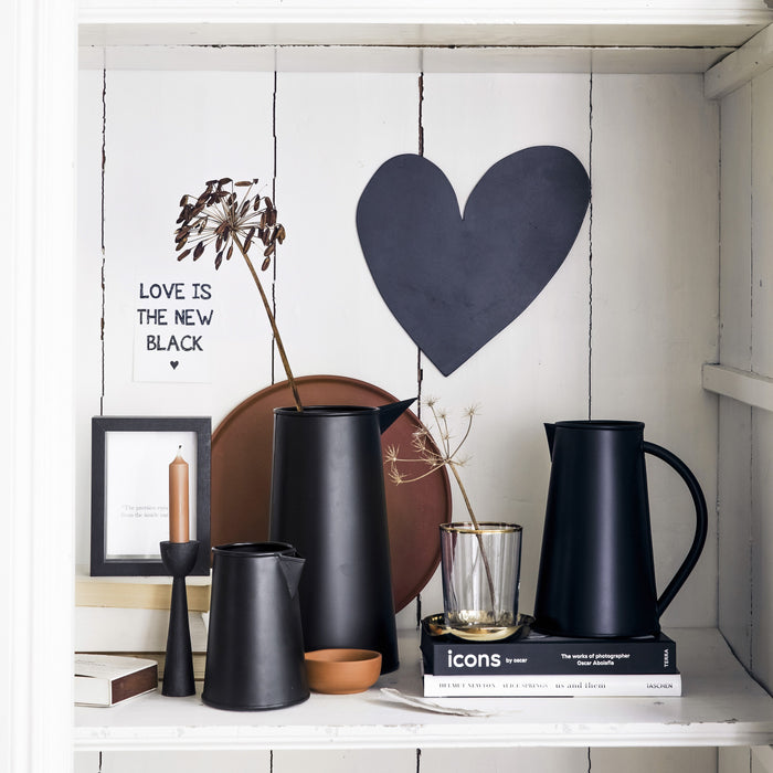 vtwonen Metal Black Kandelaar H 16 cm