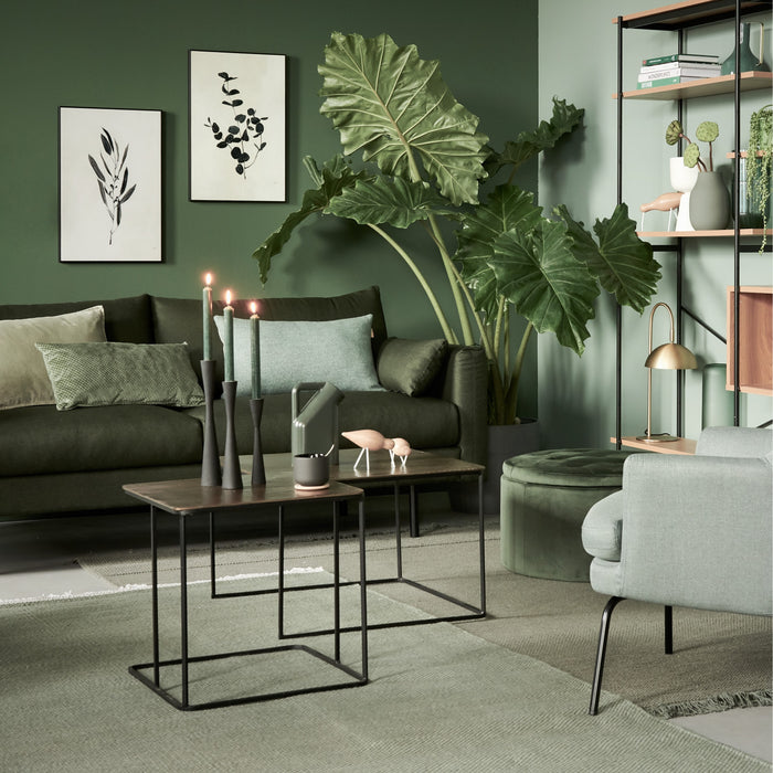 vtwonen Metal Black Kandelaar H 25,5 cm