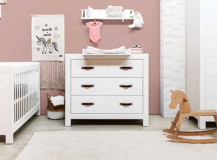 Bopita Lucca commode met 3 laden - Wit