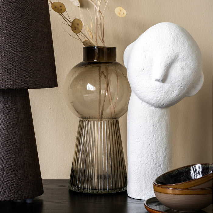 Bloomingville Brown Glass Vaas