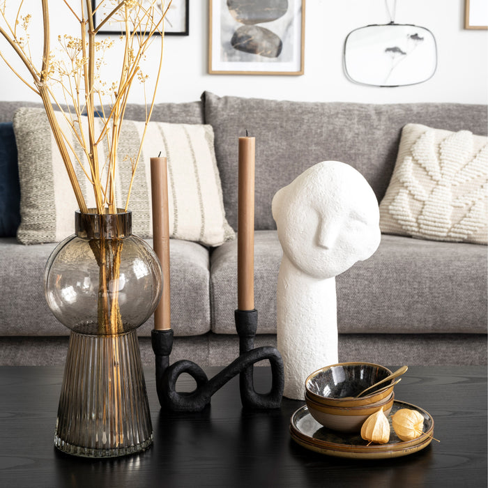 Bloomingville Brown Glass Vaas