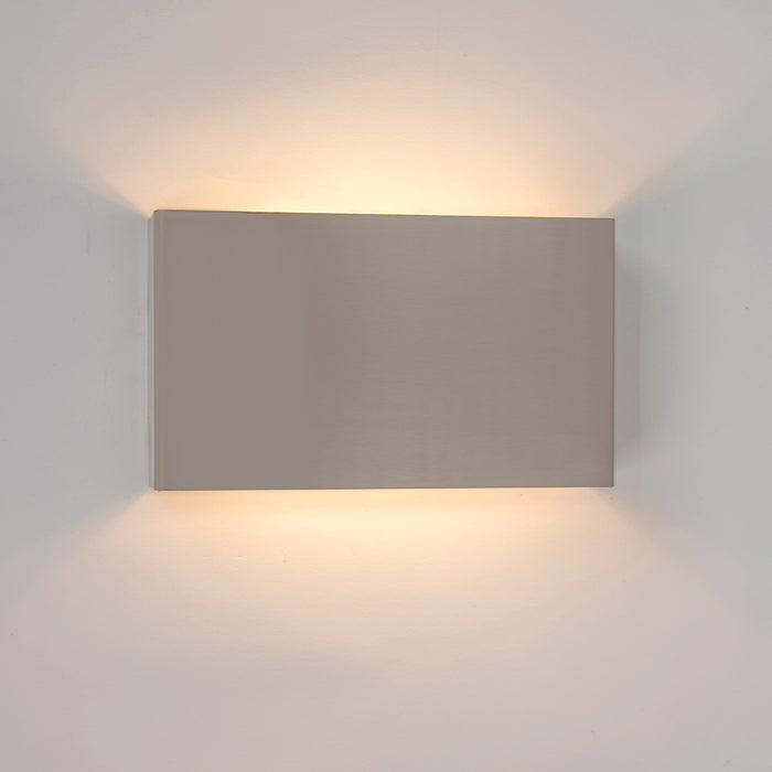 QAZQA Moderne wandlamp staal - Otan