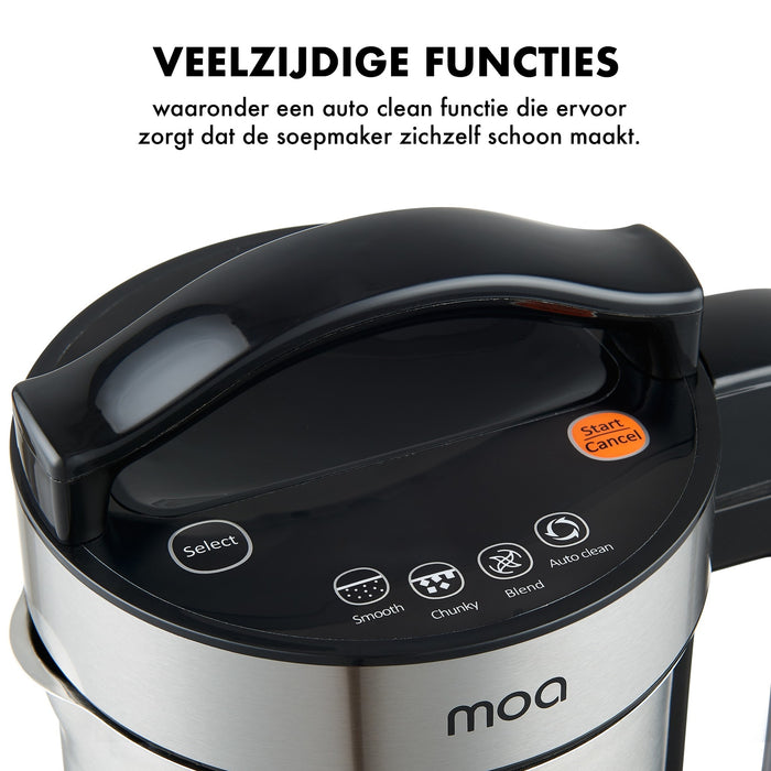 MOA Soepmaker SM72 - Smoothie Maker - Blender - 1,6 liter - 950 Watt -