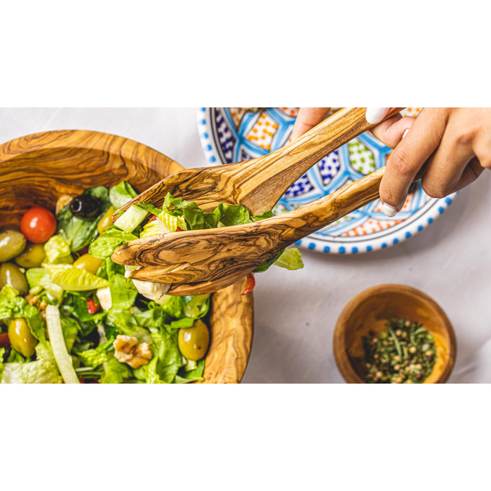 Jay Hill Salade Set Tunea Olijfhout - 4 Stuks