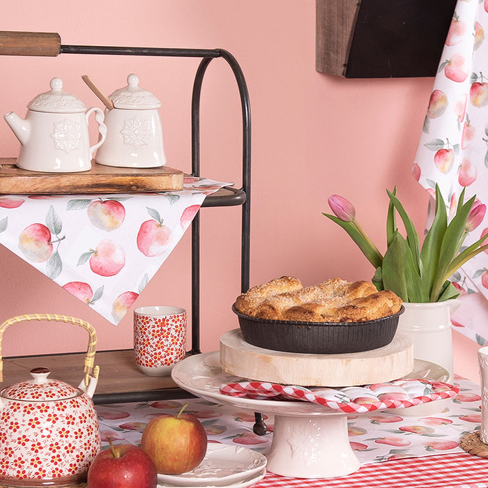 Clayre & Eef Etagère 2 laags 57x26x48 cm Bruin Hout Ijzer Rechthoek