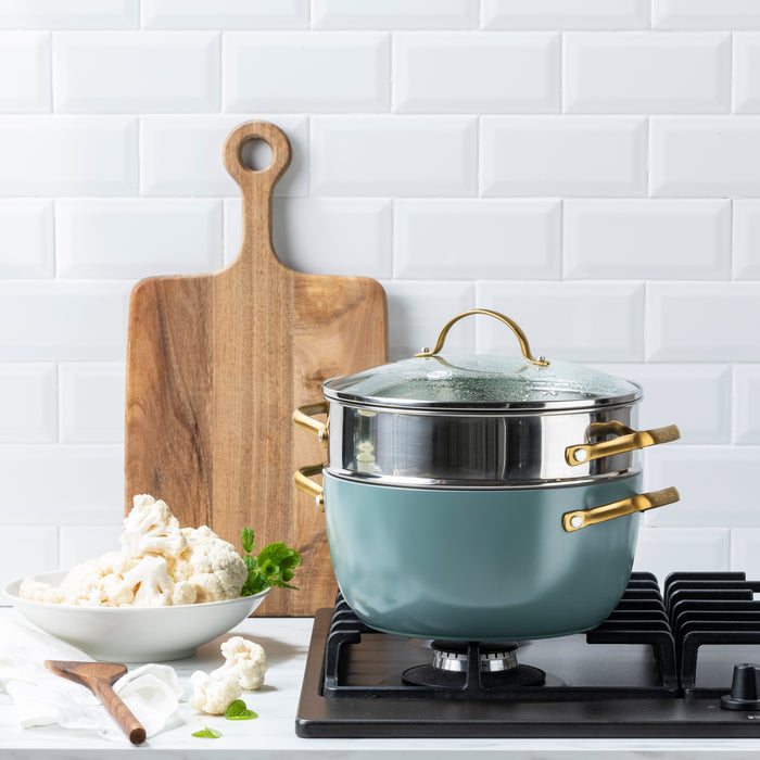 Greenpan Padova Pannenset 5-delig met 2 pannenbeschermers