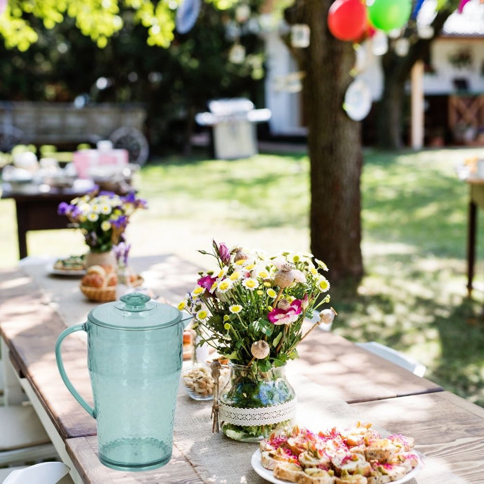 Orange85 Schenkkan Waterkan Waterkaraf met deksel 1.6 liter Kunststof