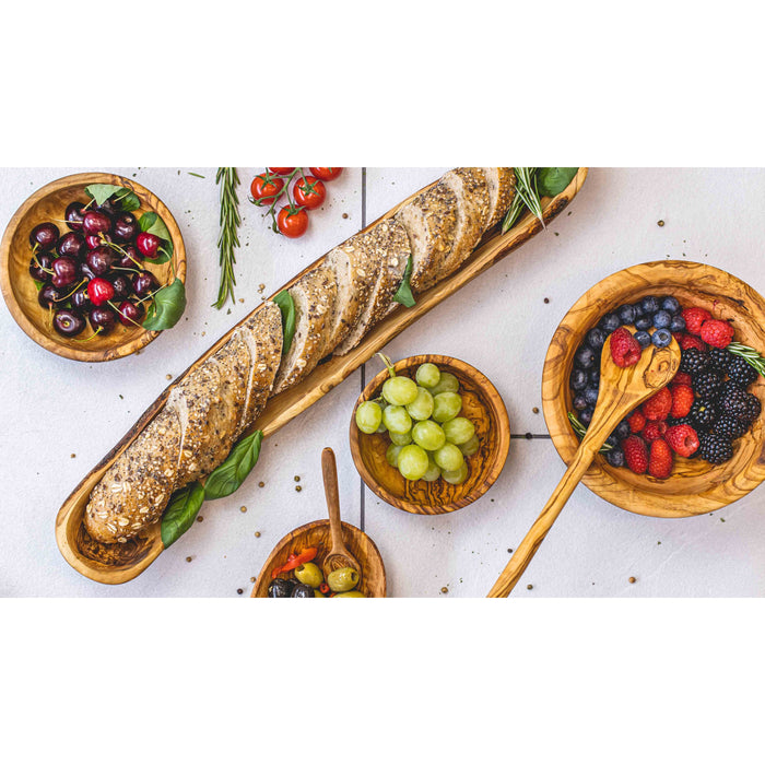 Cookinglife Pollepel Tunea - Olijfhout - Rond - 30 cm