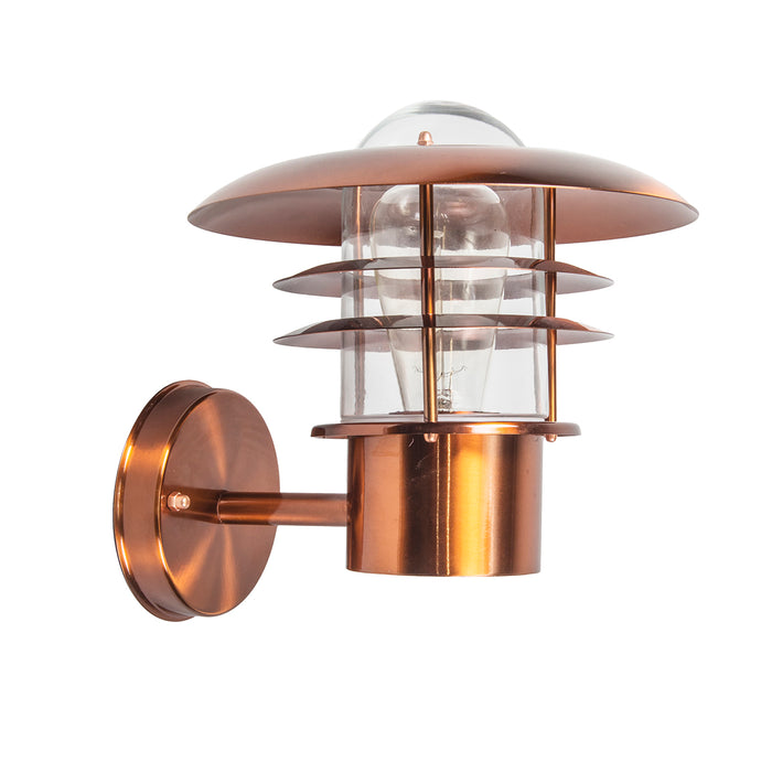 QAZQA Vintage buitenwandlamp koper IP44 - Prato