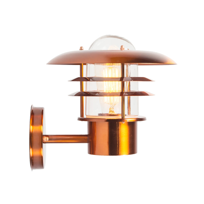 QAZQA Vintage buitenwandlamp koper IP44 - Prato