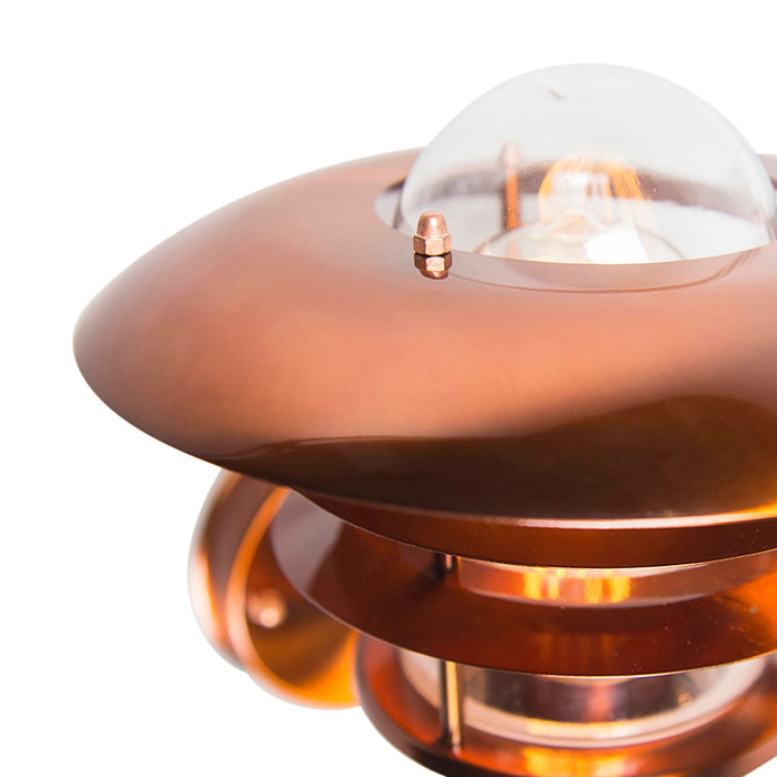 QAZQA Vintage buitenwandlamp koper IP44 - Prato
