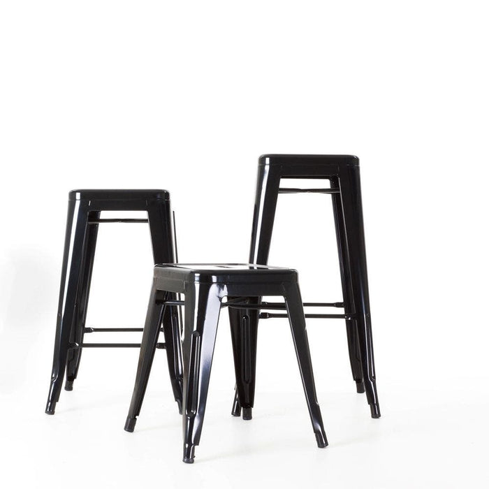 Legend Metalen barkruk zwart - 65 cm