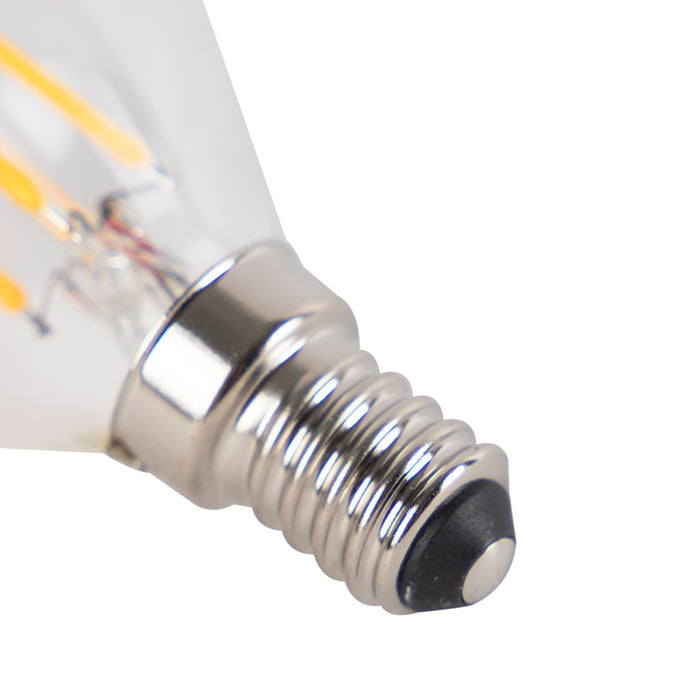 LUEDD Set van 5 E14 dimbare LED kogellampen P45 5W 470 lm 2700K