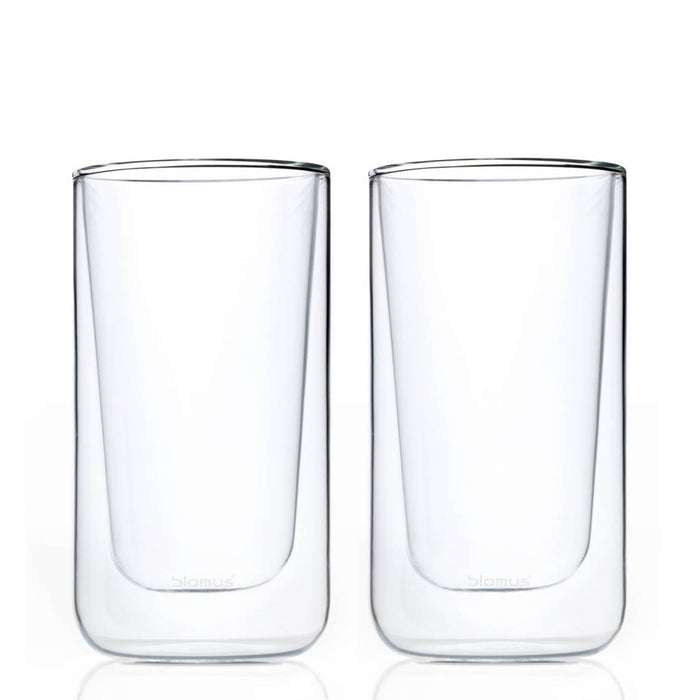 Blomus - Dubbelwandig glas NERO latte macchiato (set|2)