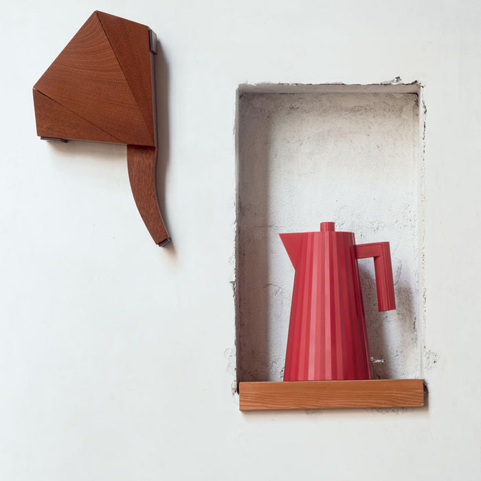 Alessi Plissé Waterkoker 1 L - Rood