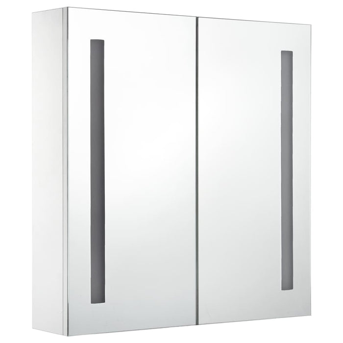Prolenta Premium - Badkamerkast met spiegel en LED 60x14x62 cm