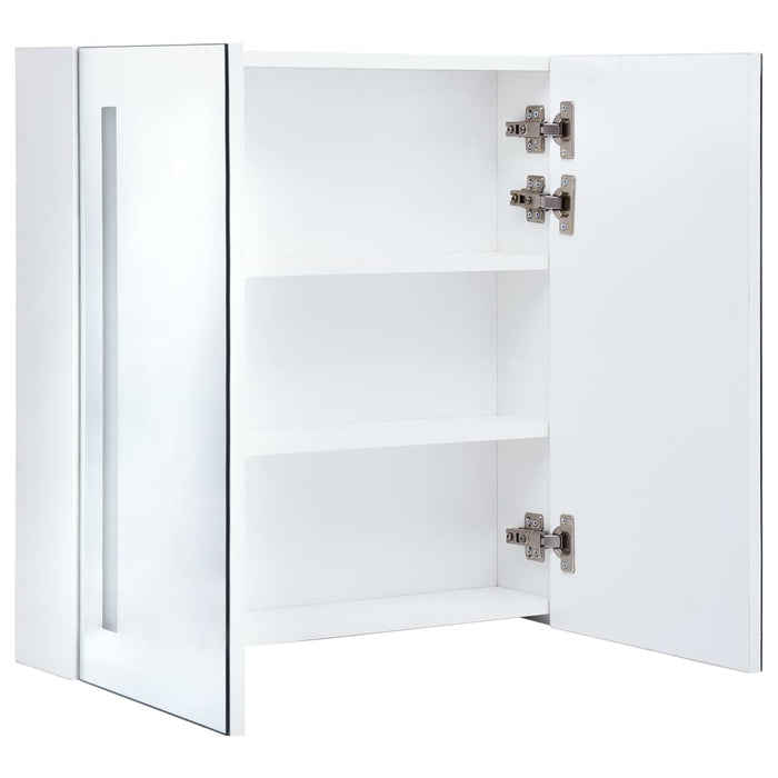 Prolenta Premium - Badkamerkast met spiegel en LED 60x14x62 cm