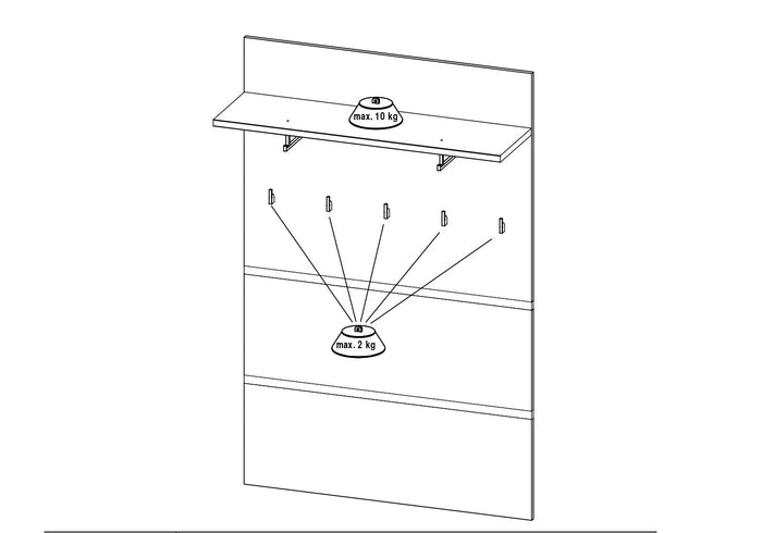 Germania Lissabon Kapstok Eiken