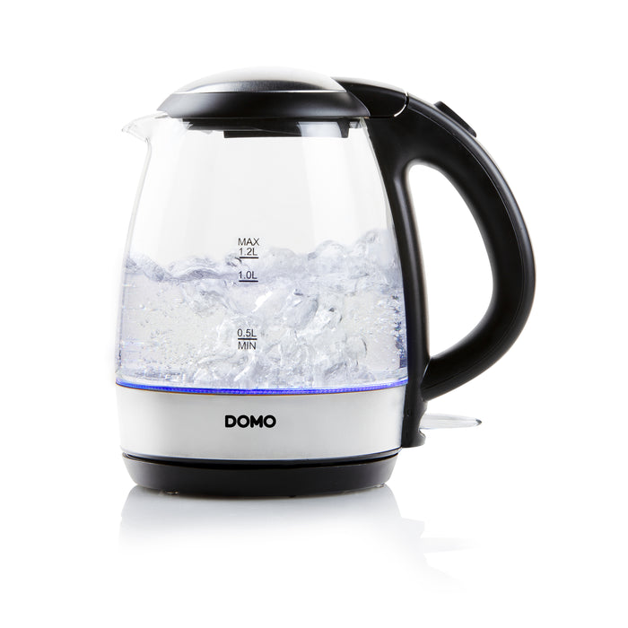 Domo DO9218WK - Waterkoker - 1,2L - Verlicht - Glas