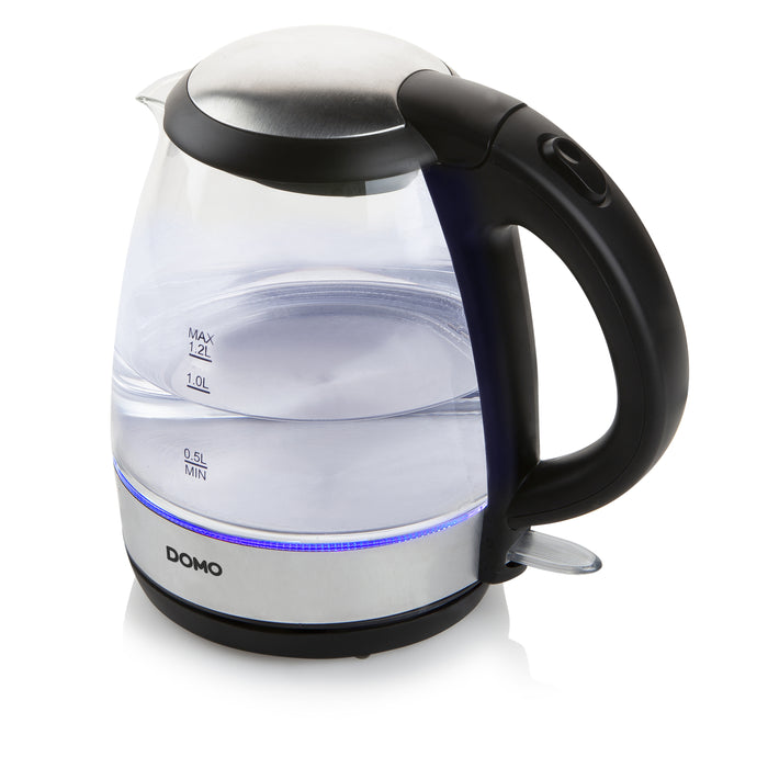 Domo DO9218WK - Waterkoker - 1,2L - Verlicht - Glas