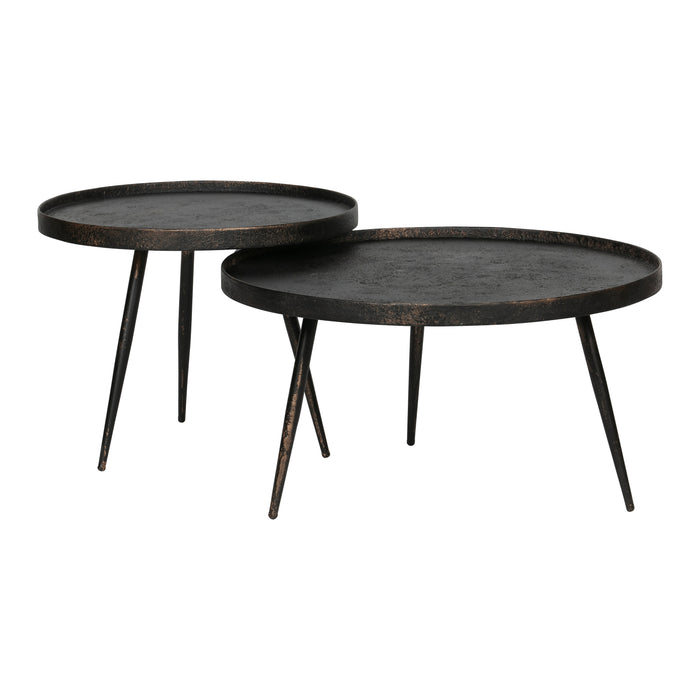 WOOOD Bounds Bijzettafel - Antique Goud - Ø 58 cm