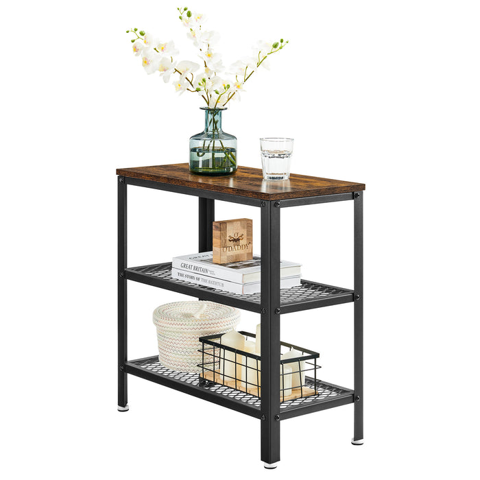 O'DADDY® Wandtafel - Sidetable Industrieel - Dressoir 60x30x60 - bruin