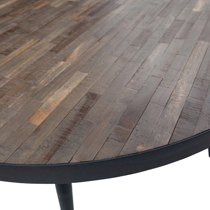 WOOOD Vic Eettafel - Ø 120 cm - Bruin