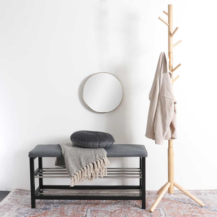 Lisomme Dean houten staande kapstok naturel - 176 cm