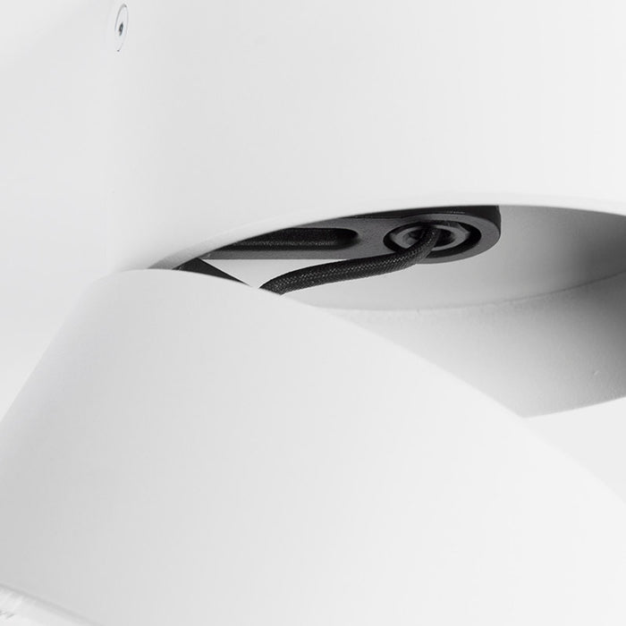 QAZQA Set van 2 spots wit rond verstelbaar - Go Nine