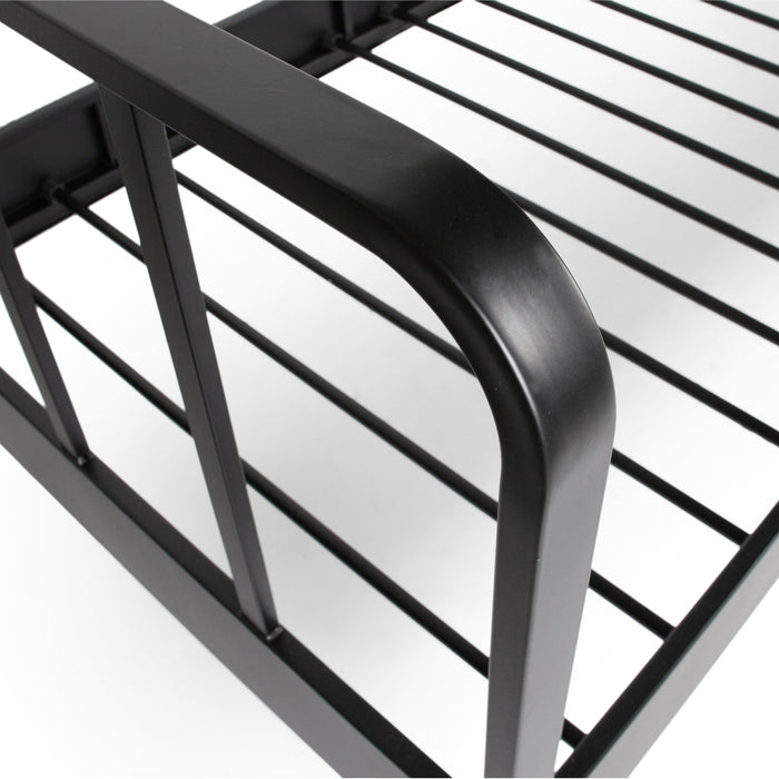 Woood Mees Bed - Zwart - 90 x 200 cm