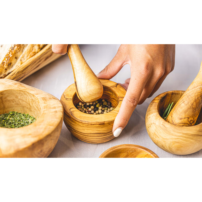 Jay Hill Vijzel Tunea - Olijfhout - ø 10 cm