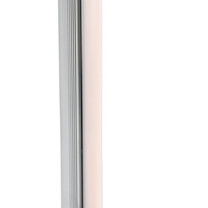 QAZQA Moderne vloerlamp chroom incl. LED 3-staps dimbaar - Line-up